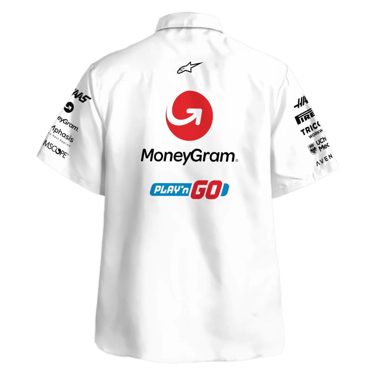 2025 Oliver Bearman Race Suit Haas F1 Team - Hawaiian Shirt BLOB151125A2HW - Image 3