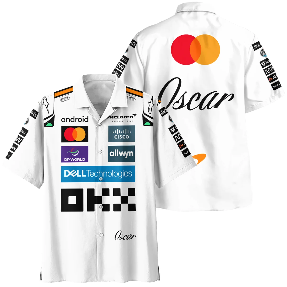 2025 Oscar Piastri Racing Suit McLaren F1 Hawaiian Shirt Unisex Motorsport Apparel BLVAOP150825A4HW