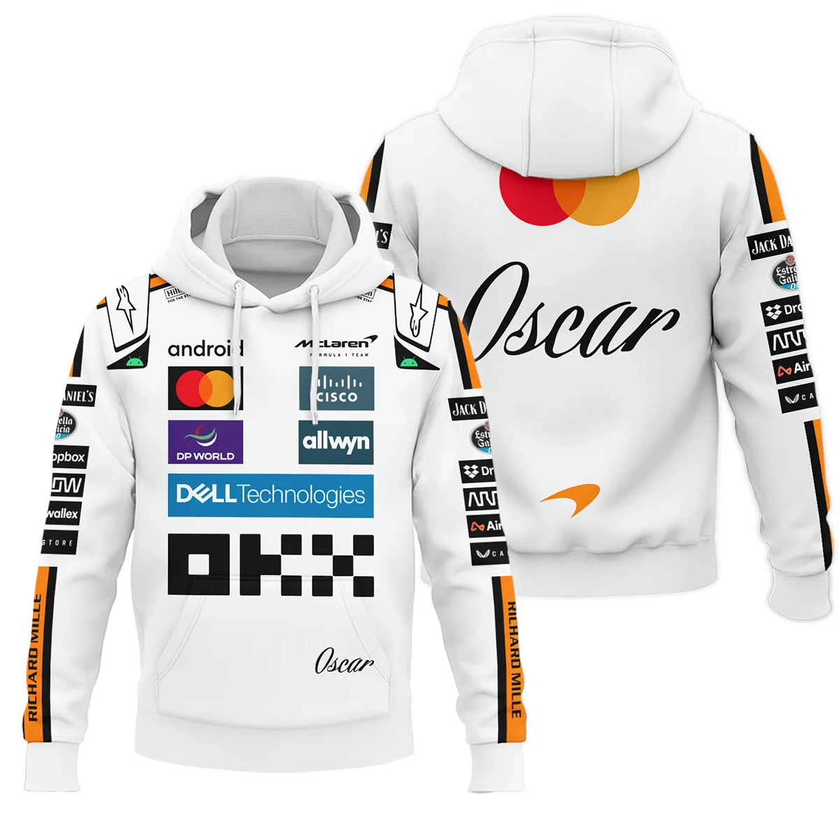 2025 Oscar Piastri Racing Suit McLaren F1 Hoodie Unisex Motorsport Apparel BLVAOP150825A4HD