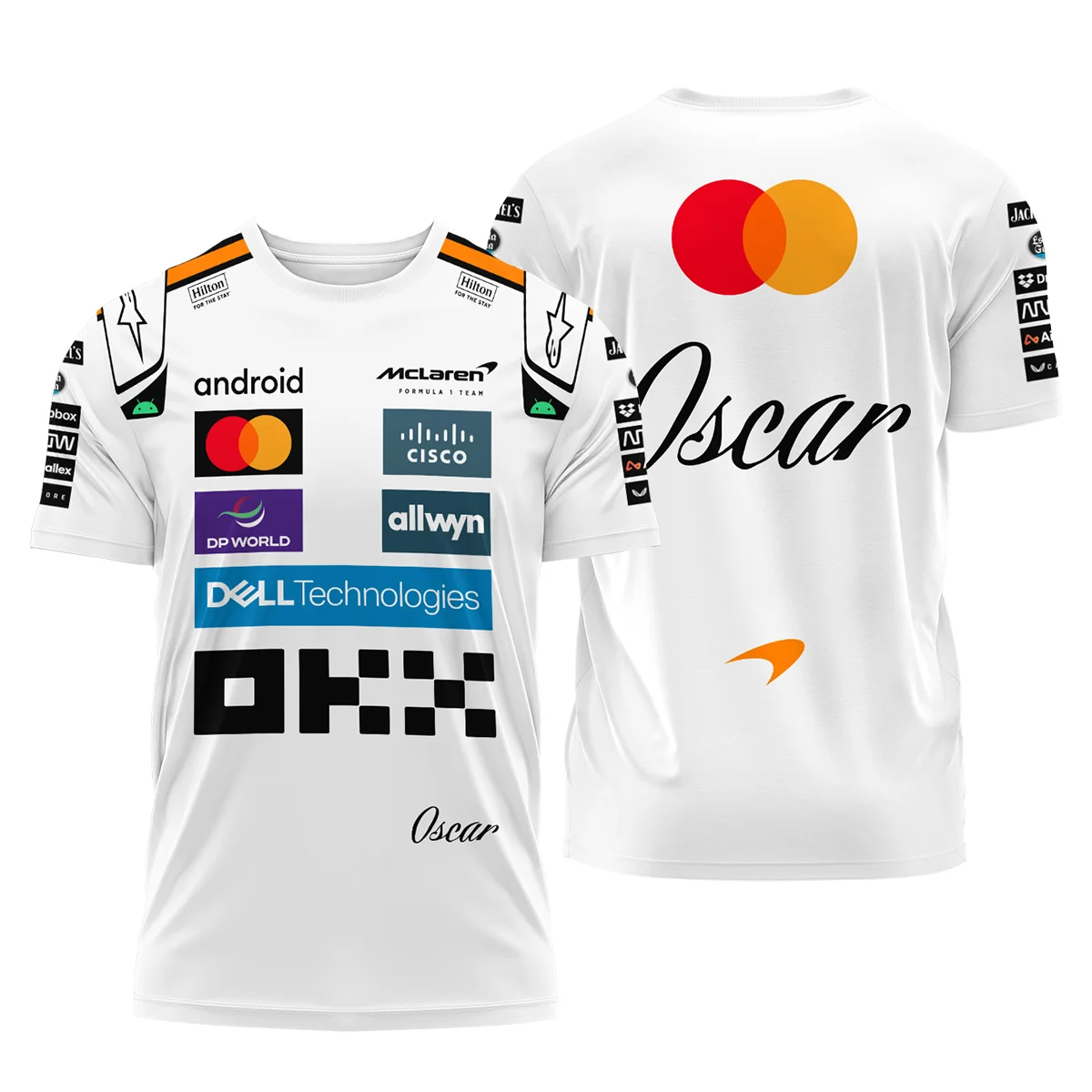 2025 Oscar Piastri Racing Suit McLaren F1 T-Shirt Unisex Motorsport Apparel BLVAOP150825A4TS