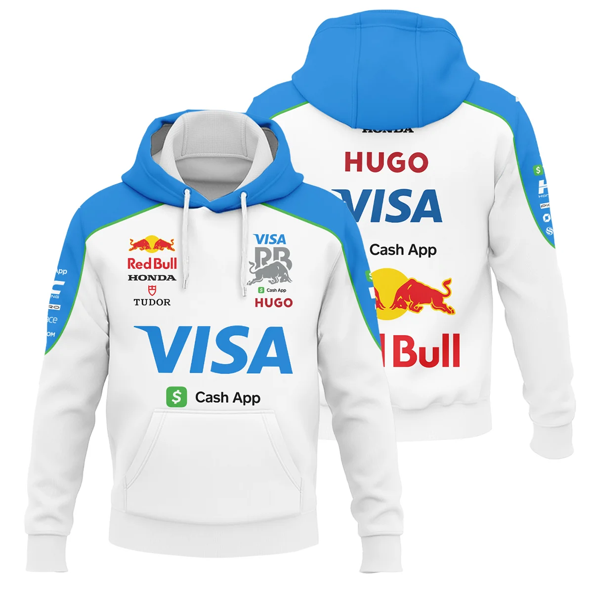 2025 Racing Bulls F1 Race Suit Hoodie Unisex Motorsport Apparel BLVA110725A03RCBHD