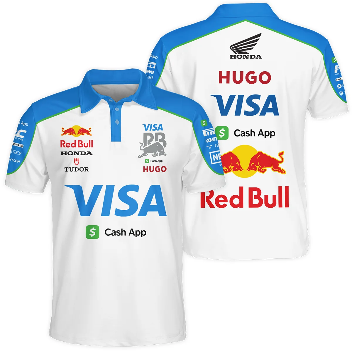 2025 Racing Bulls F1 Race Suit Polo Shirt Unisex Motorsport Apparel BLVA110725A03RCBPL