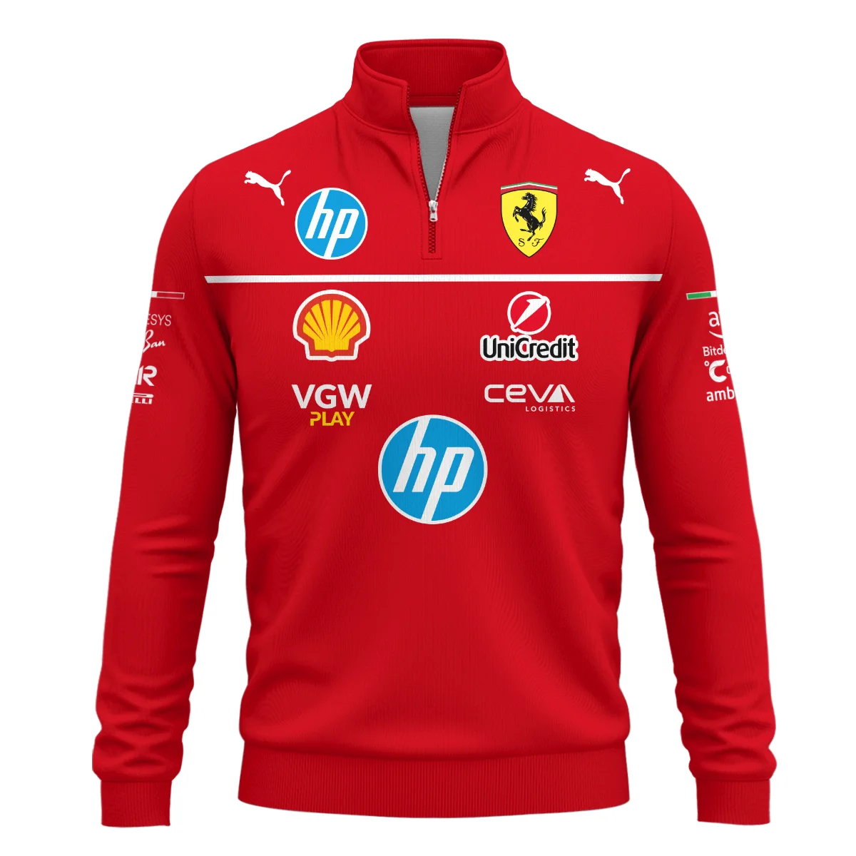 2025 Racing Suit Fan Gear Quarter-Zip Sweatshirt BLVALH180825A4QZS - Image 2