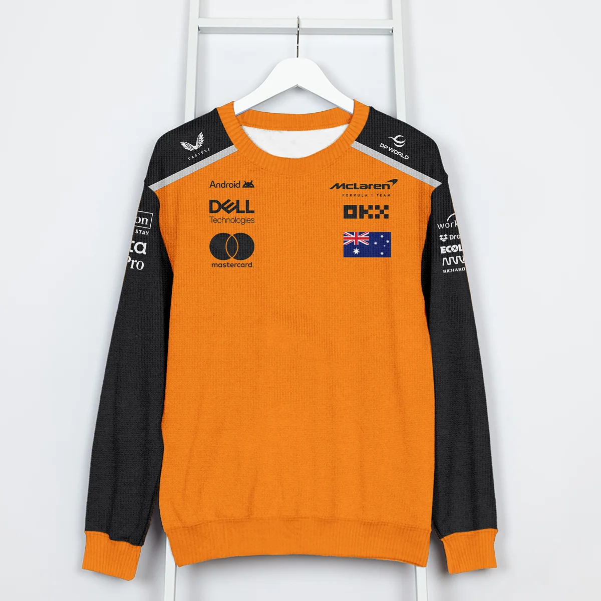 2025 Teamwear Oscar Piastri McLaren F1 Ugly Sweater BLOP13525A2HY - Image 5