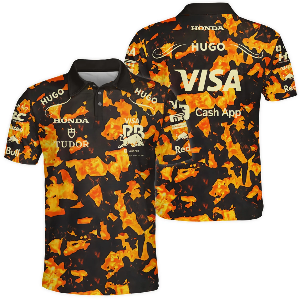 2025 United States GP Racing Bulls F1 Polo Shirt Unisex Motorsport Apparel BLVARCB281125AGPPL