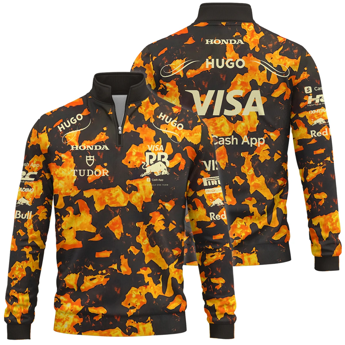 2025 United States GP Racing Bulls F1 Quarter-Zip Sweatshirt Unisex Motorsport Apparel BLVARCB281125AGPQZS