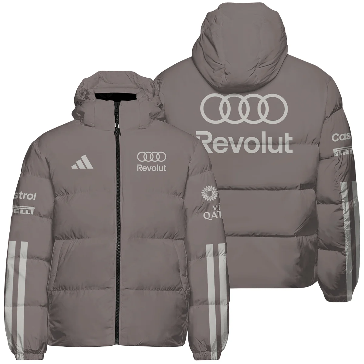 2026 Audi F1 Teamwear For Fans Down & Puffer Jackets Unisex Motorsport Apparel BLVAAUDI230125A03HCJ