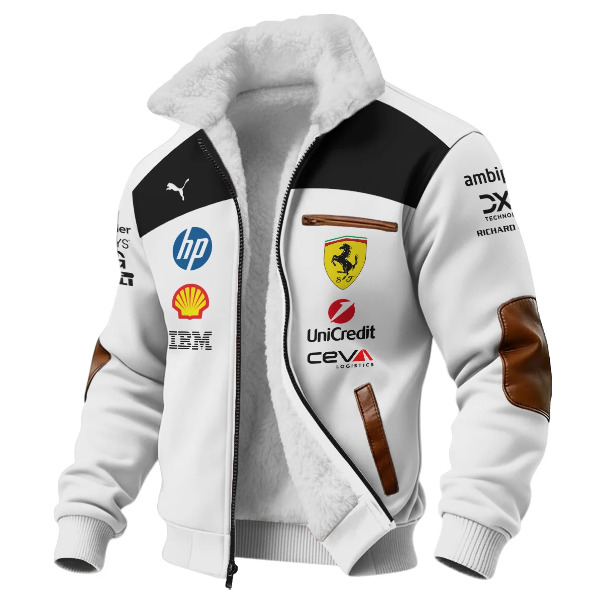 2026 Ferrari F1 Teamwear Fleece Jacket BLVAFRR2226A6FJ - Image 2