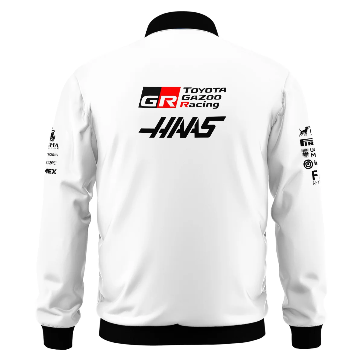2026 Haas F1 Teamwear Bomber BLVAHAAS9226A2BB - White - Image 3