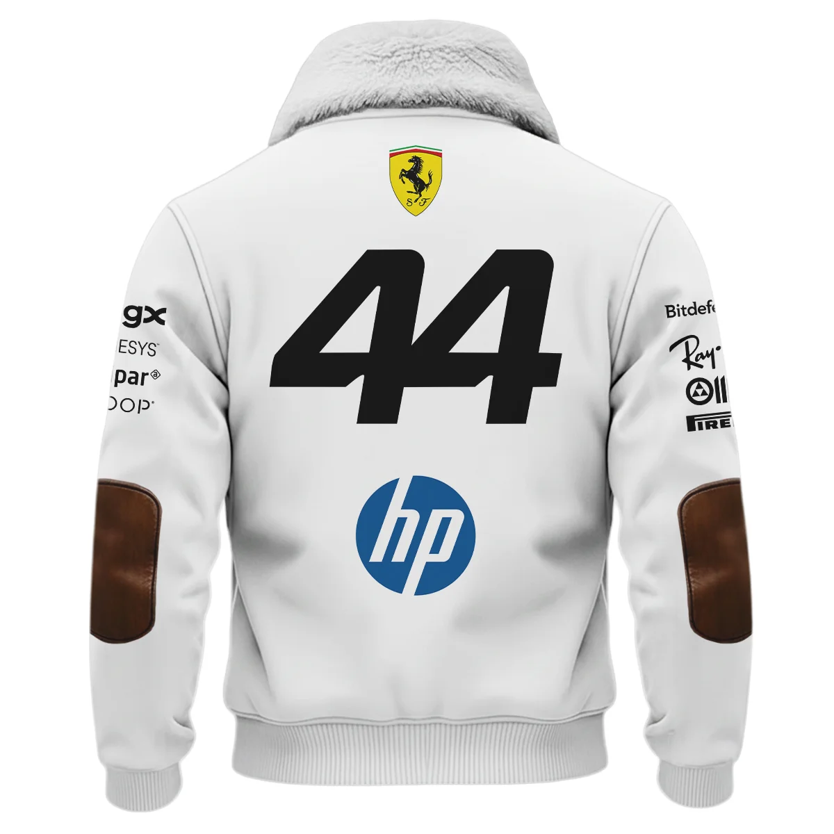 2026 Hamilton 44 Ferrari F1 Teamwear Fleece Jacket BLVAFRR2226A4FJ - Image 3