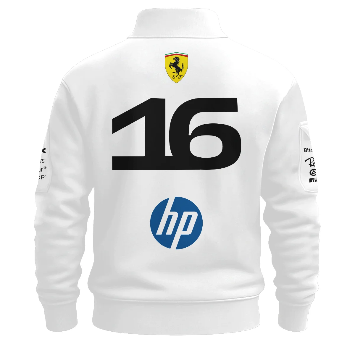 2026 Leclerc 16 Ferrari F1 Teamwear Sweatshirt Zipper BLVAFRR2226A2SHZ - Image 3