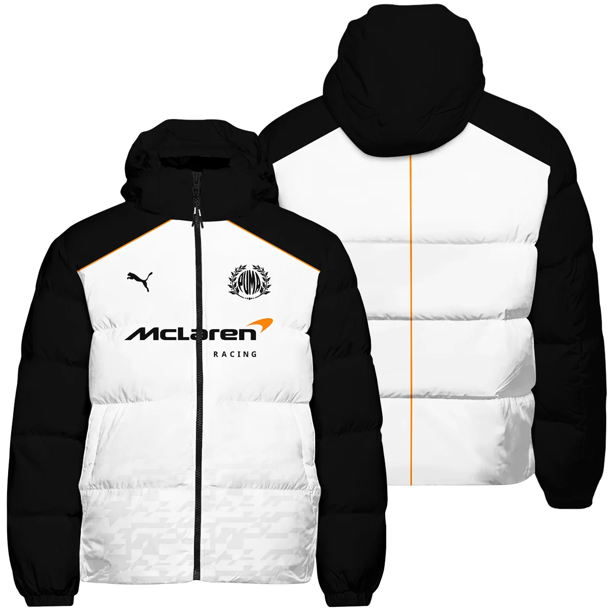 2026 McLaren x Puma F1 Teamwear For Fans Down & Puffer Jackets Unisex Motorsport Apparel BLVAMCL230125A02HCJ
