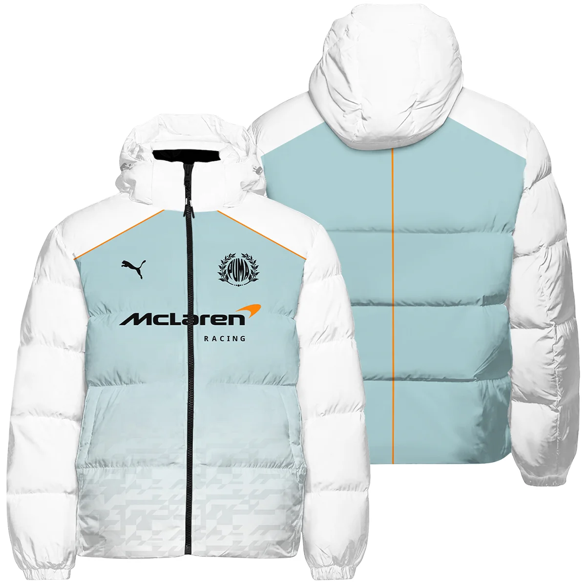 2026 McLaren x Puma F1 Teamwear For Fans Down & Puffer Jackets Unisex Motorsport Apparel BLVAMCL230125A03HCJ