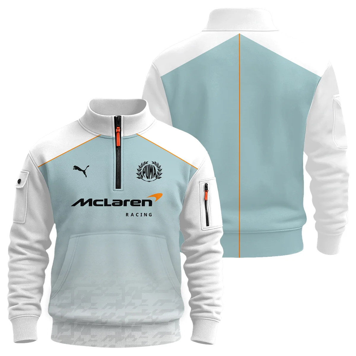 2026 McLaren x Puma F1 Teamwear For Fans Sweatshirt Zipper Unisex Motorsport Apparel BLVAMCL230125A03SHZ
