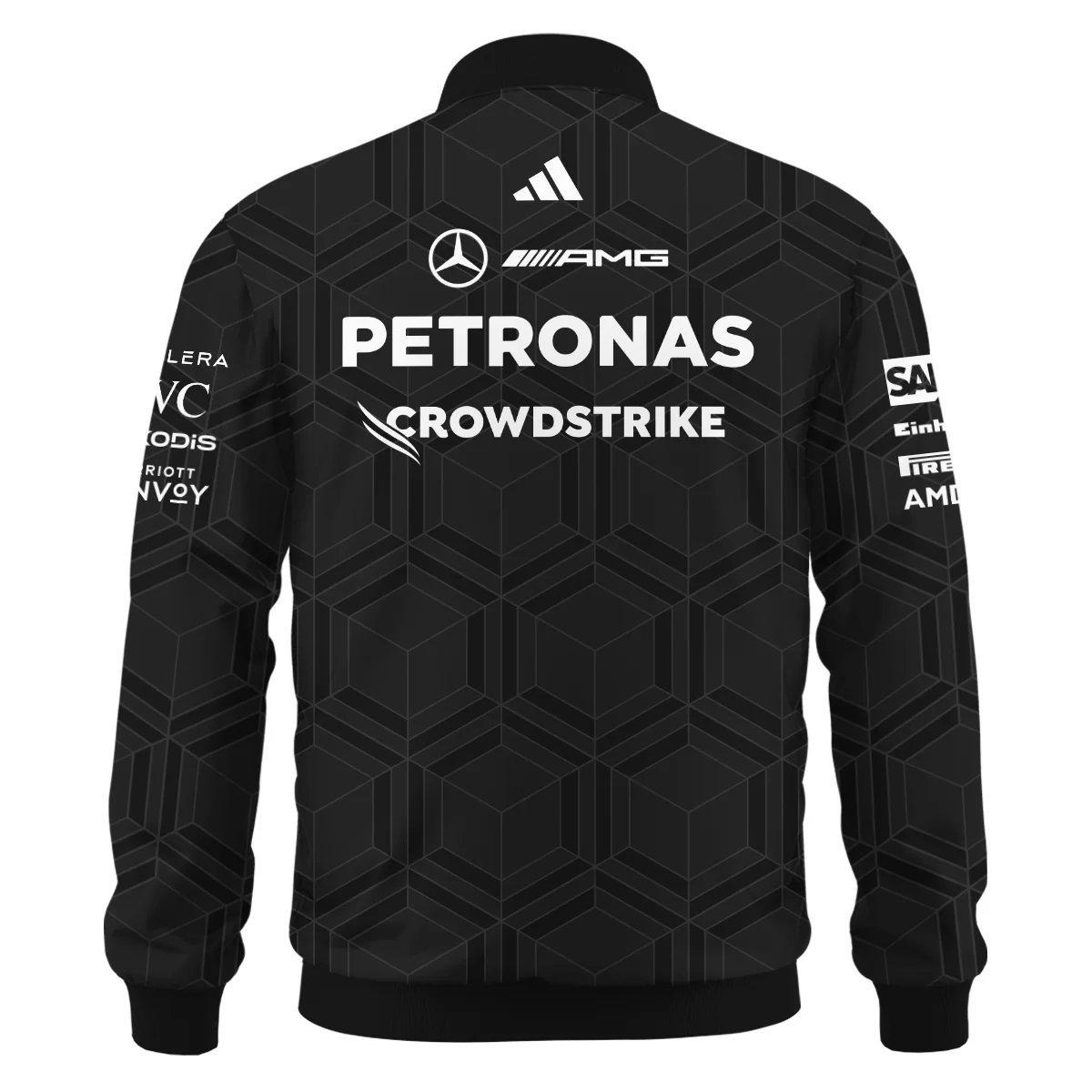 2026 Mercedes F1 Teamwear Bomber BLVAMER1226A1BB - Image 3