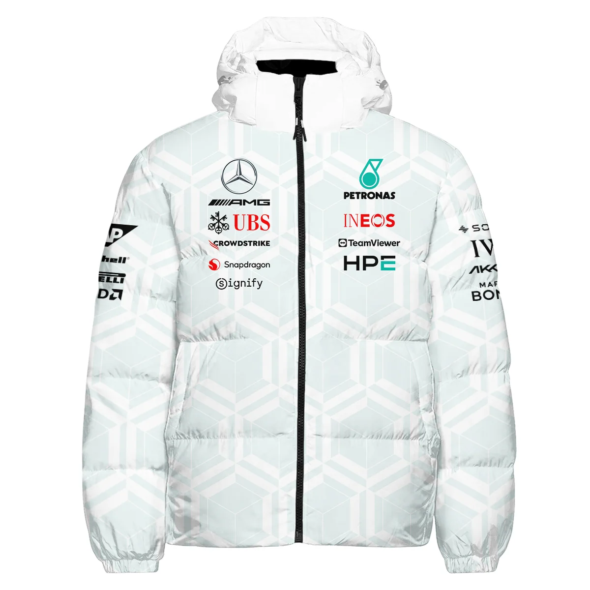 2026 Mercedes F1 Teamwear Down & Puffer Jackets BLVAMER1226A2HCJ - Image 2