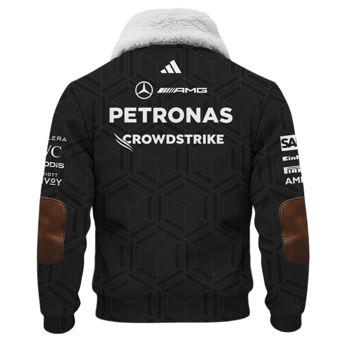 2026 Mercedes F1 Teamwear Fleece Jacket BLVAMER1226A1FJ - Image 3