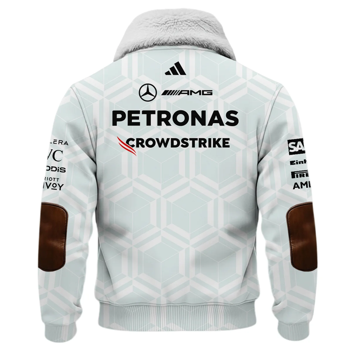 2026 Mercedes F1 Teamwear Fleece Jacket BLVAMER1226A2FJ - Image 3