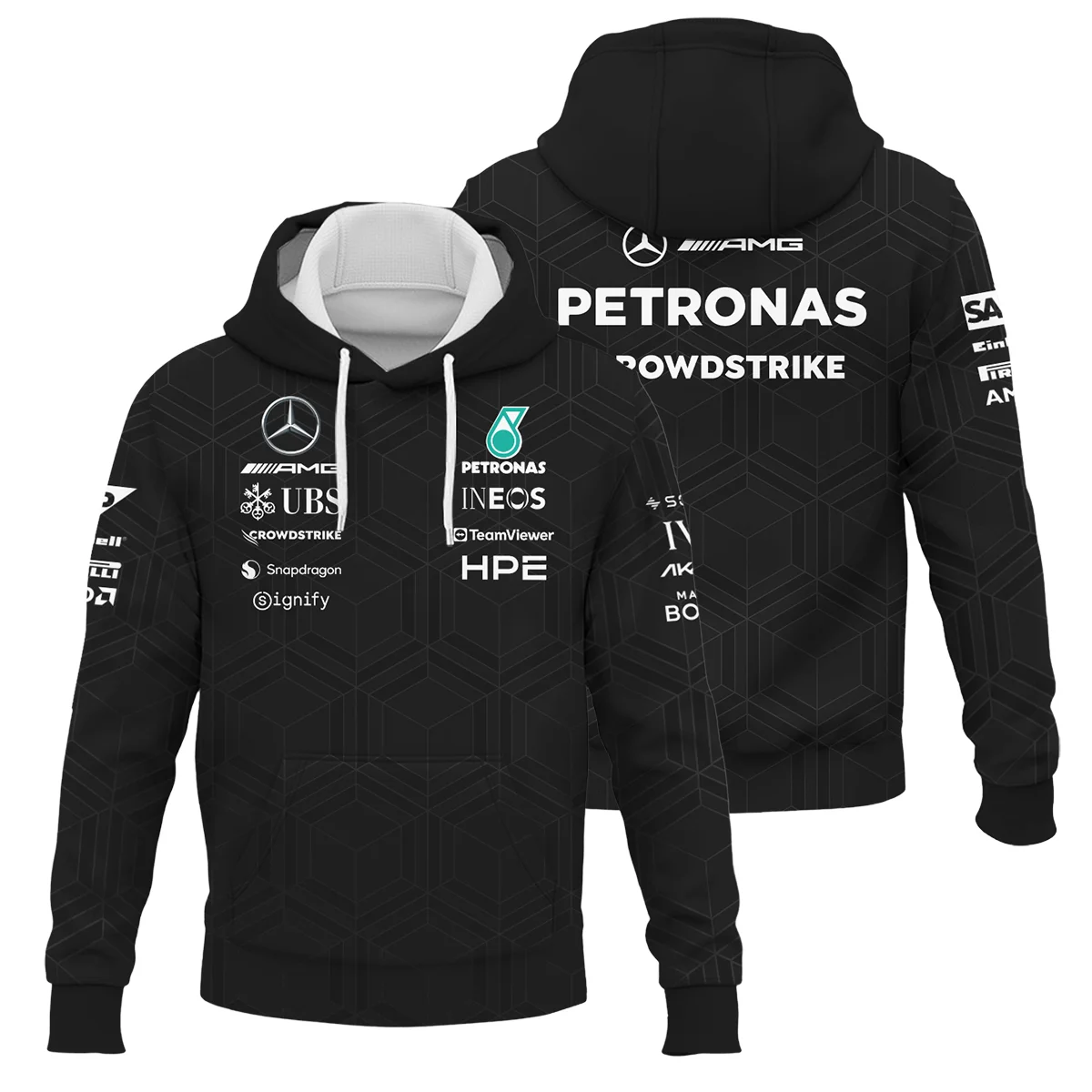 2026 Mercedes F1 Teamwear Hoodie Unisex Motorsport Apparel BLVAMER1226A1HD