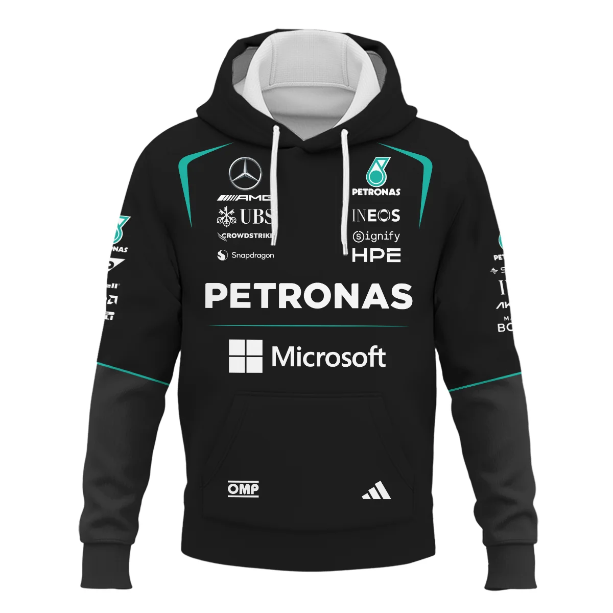 Alternative view of 2026 Mercedes F1 Teamwear Hoodie BLVAMER1226A4HD