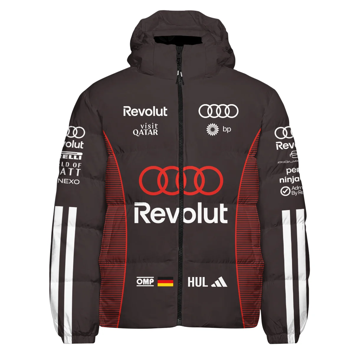 Alternative view of 2026 Nico Hulkenberg Audi F1 Teamwear For Fans Down & Puffer Jackets BLVAAUDI230125A01HCJ