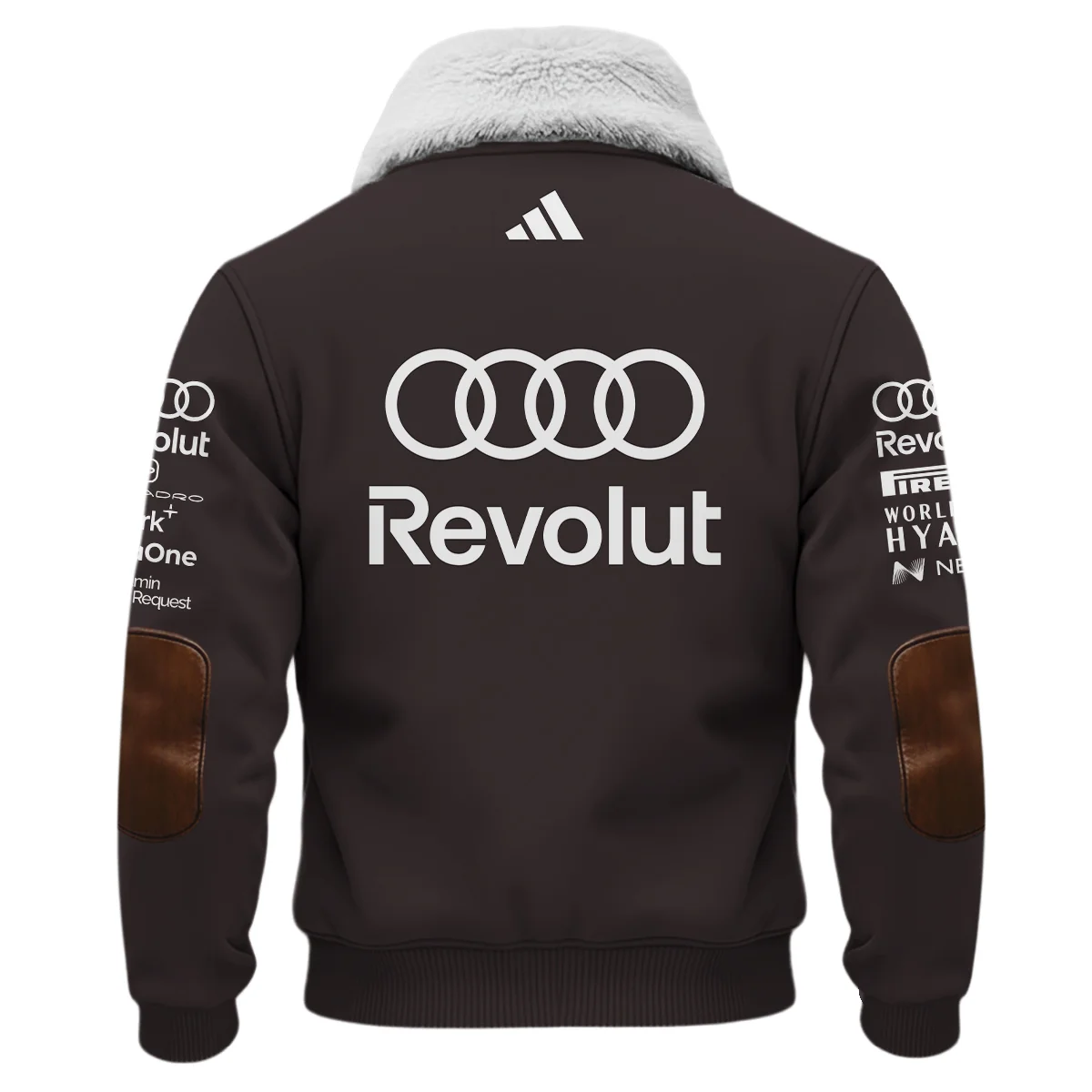 2026 Nico Hulkenberg Audi F1 Teamwear For Fans Fleece Jacket BLVAAUDI230125A01FJ - Image 3