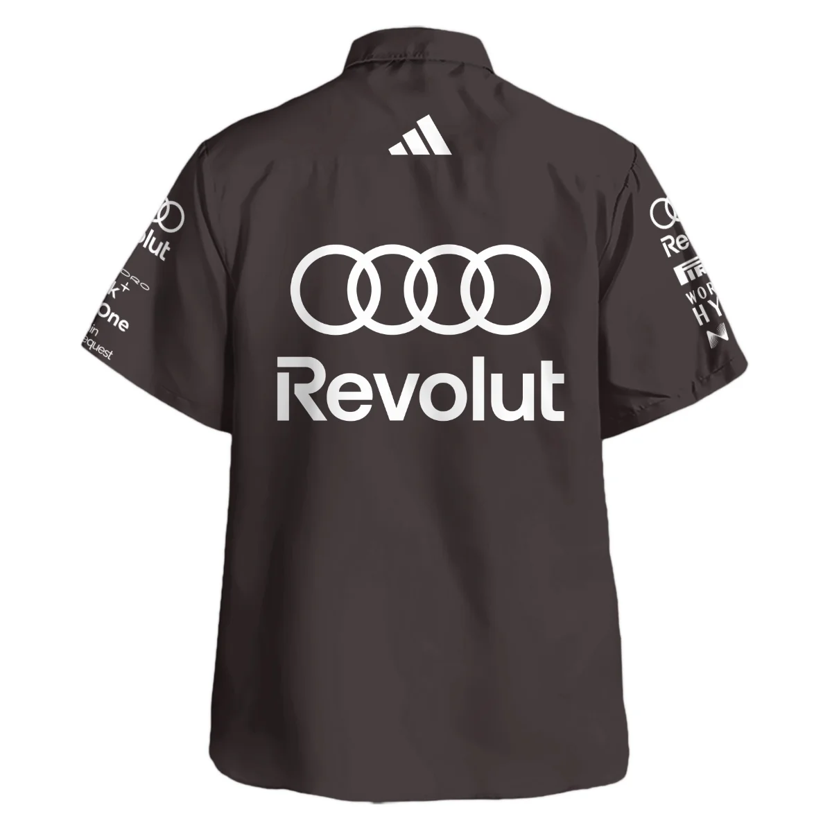 2026 Nico Hulkenberg Audi F1 Teamwear For Fans Hawaiian Shirt BLVAAUDI230125A01HW - Image 3