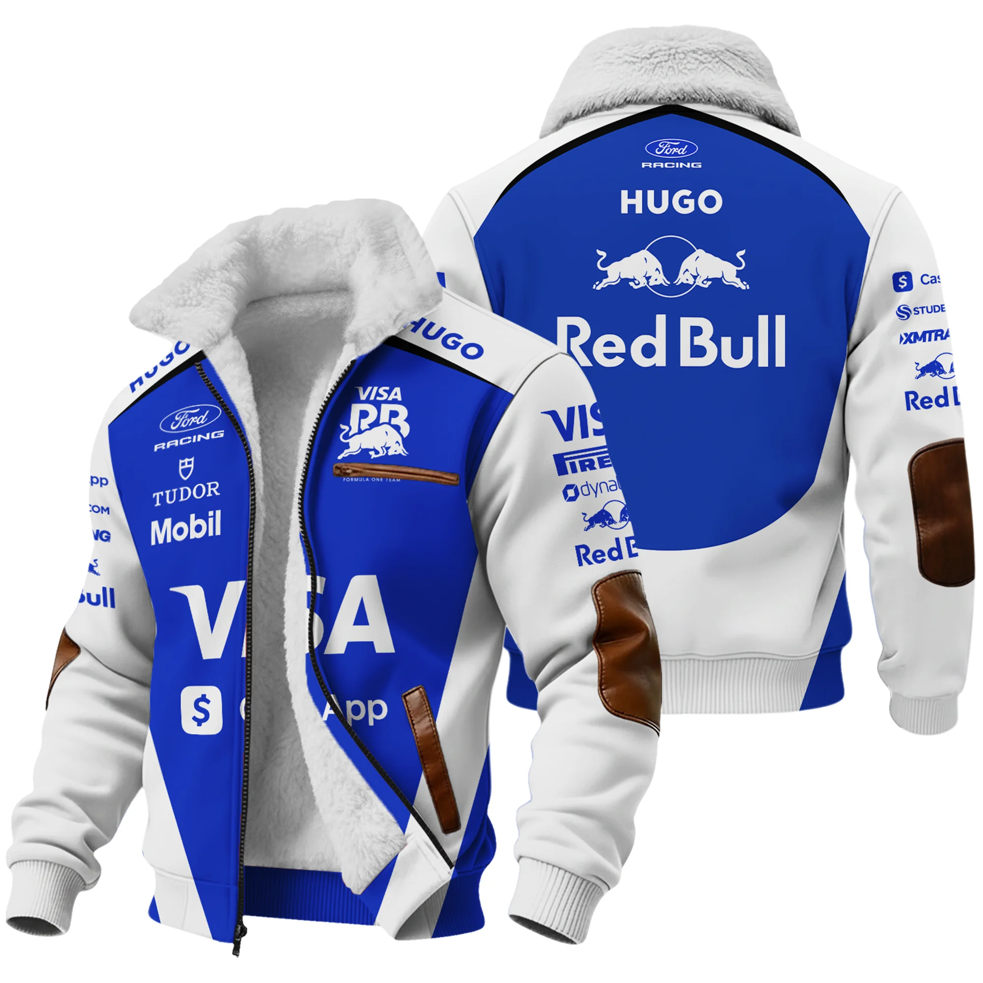 2026 Racing Bulls F1 Teamwear For Fans Fleece Jacket Unisex Motorsport Apparel BLVARAC160125A02FJ