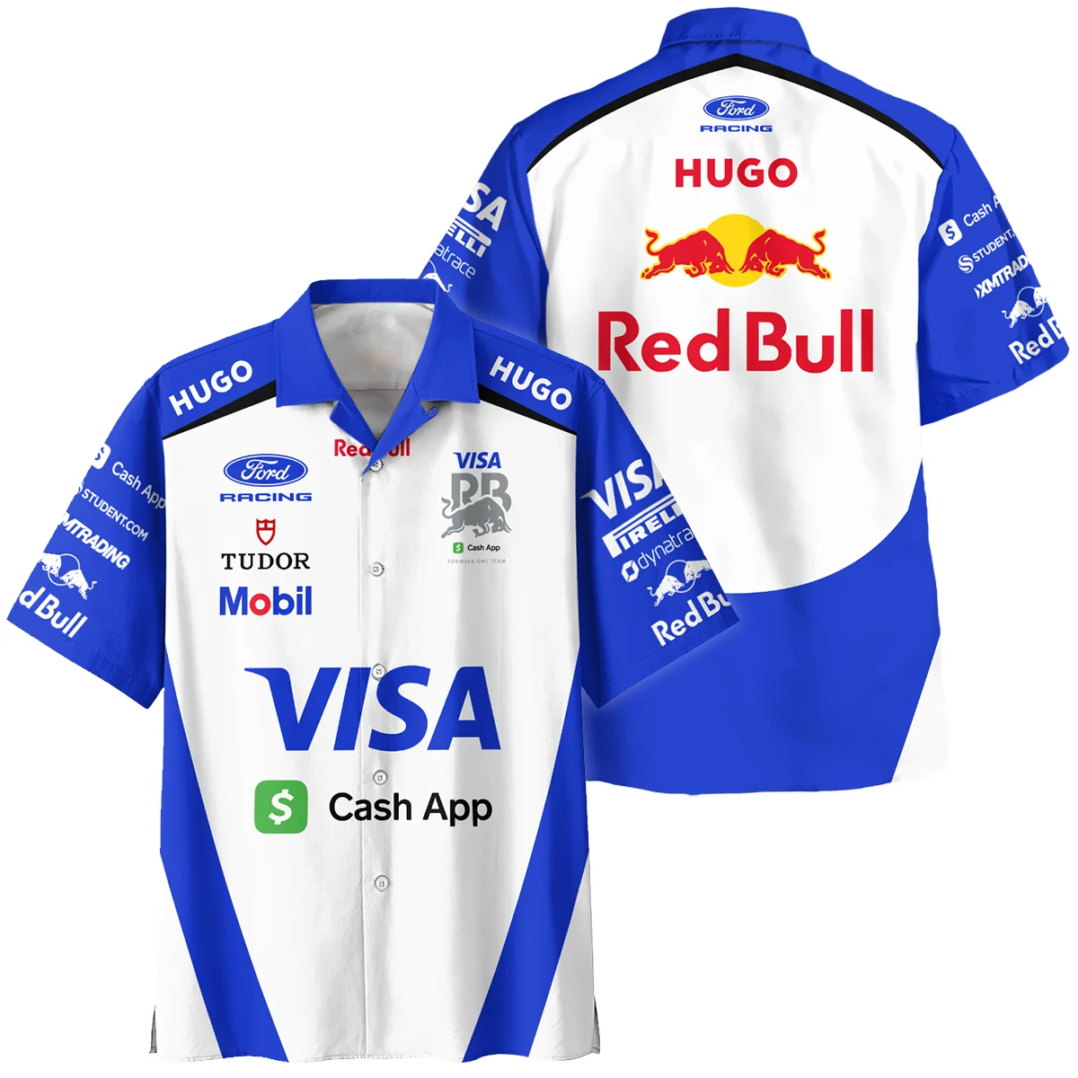 2026 Racing Bulls F1 Teamwear For Fans Hawaiian Shirt Unisex Motorsport Apparel BLVARAC160125A01HW
