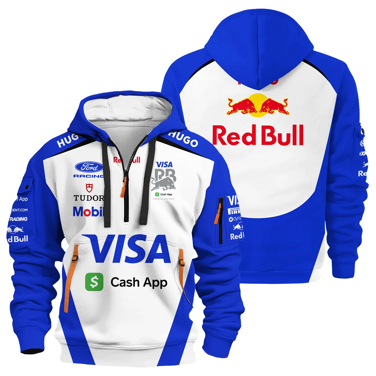 2026 Racing Bulls F1 Teamwear For Fans Hoodie Half Zip Unisex Motorsport Apparel BLVARAC160125A01HDF