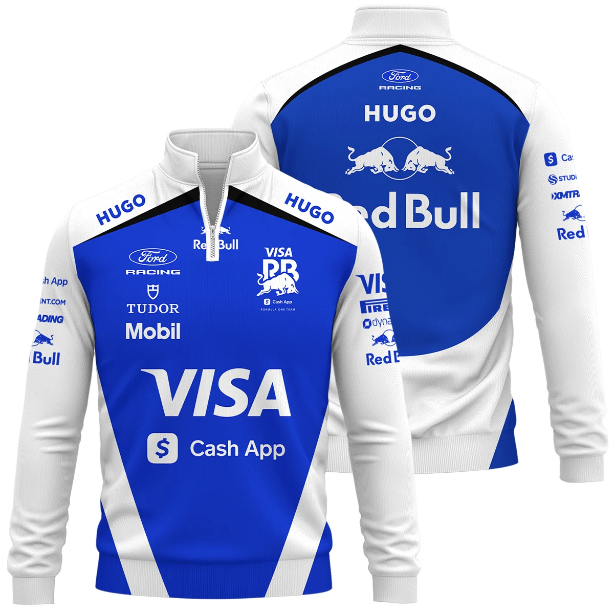2026 Racing Bulls F1 Teamwear For Fans Quarter-Zip Sweatshirt Unisex Motorsport Apparel BLVARAC160125A02QZS