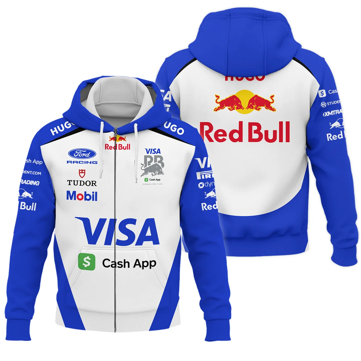2026 Racing Bulls F1 Teamwear For Fans Zipper Hoodie Unisex Motorsport Apparel BLVARAC160125A01ZHD