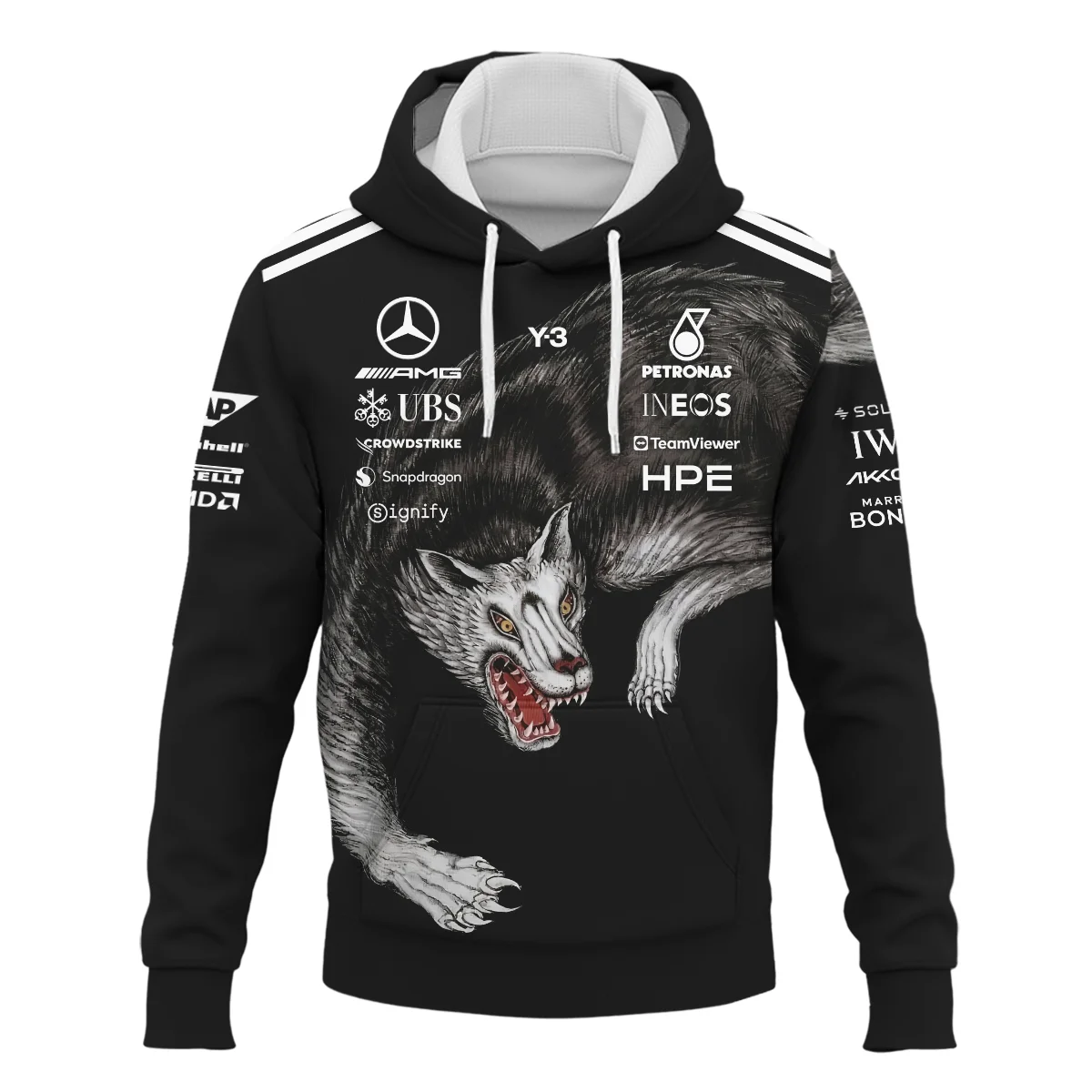2026 Mercedes x Y-3 Japan GP F1 - Hoodie BLMER18326A2HD - Image 2