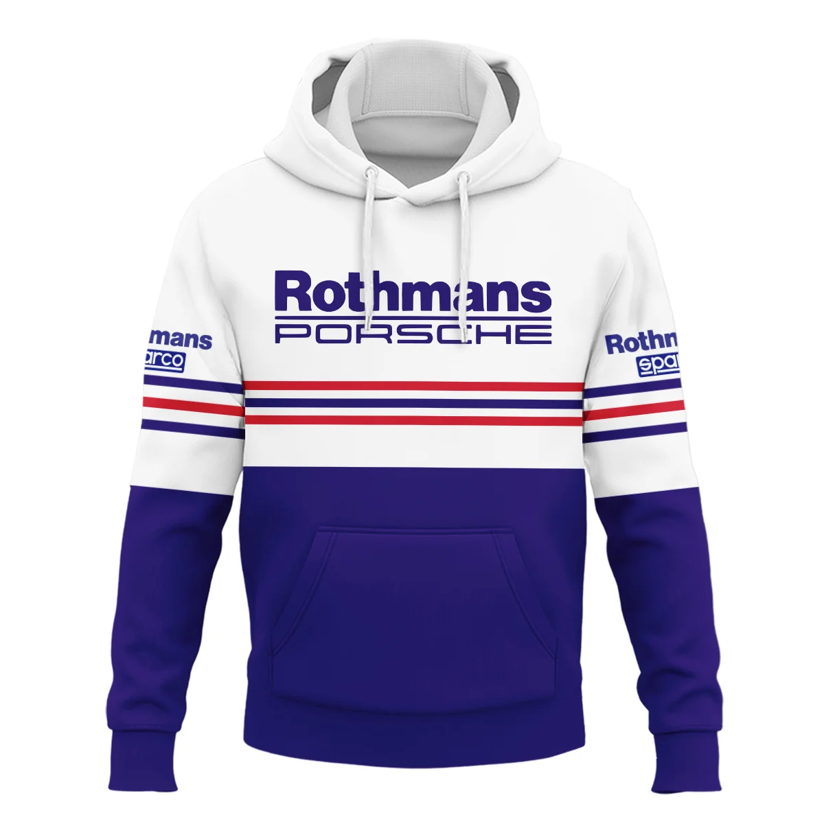 1984 Jack Brabham Rothmans Porsche 962 Hoodie BLVAJB080725A03HD - Image 2