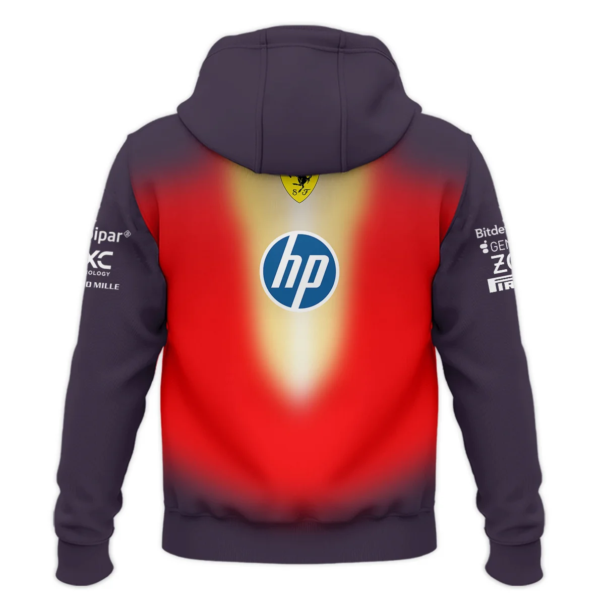 2026 China GP Edition Ferrari F1 Zipper Hoodie BLVA12326FRRZHD - Image 3