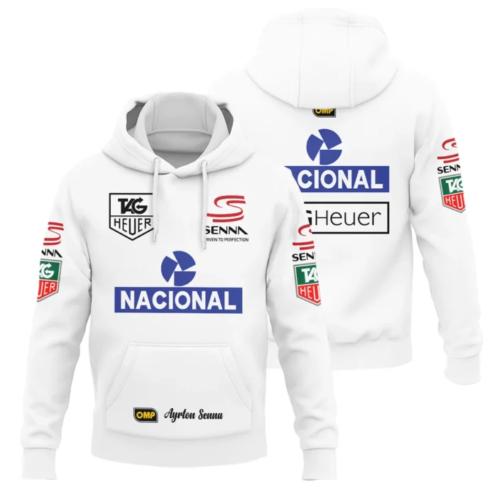 1985 Ayrton Senna John Player Special Lotus F1 Racing Team Hoodie BL3725A3HD