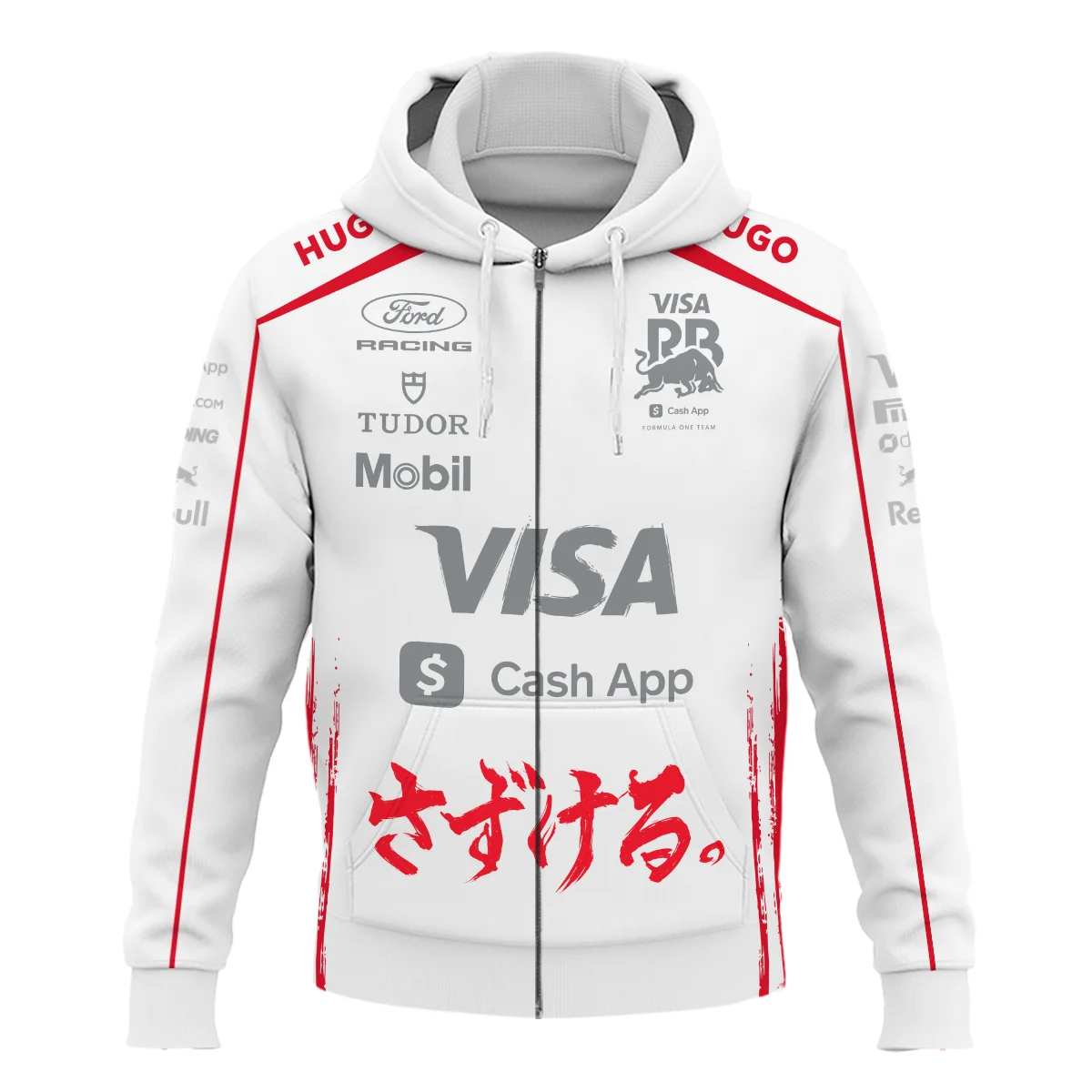 Japan Spring Edition Racing Bulls F1 - Zipper Hoodie BLVA243RCBZHD - Image 2