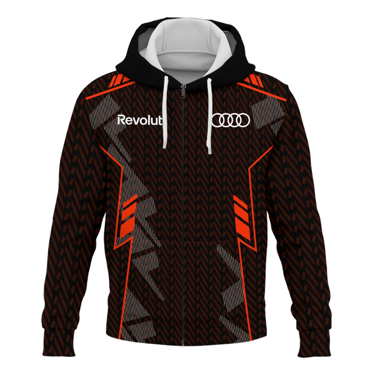 Audi F1 Teamwear Zipper Hoodie BLVA5326A1AUDIZHD - Image 2