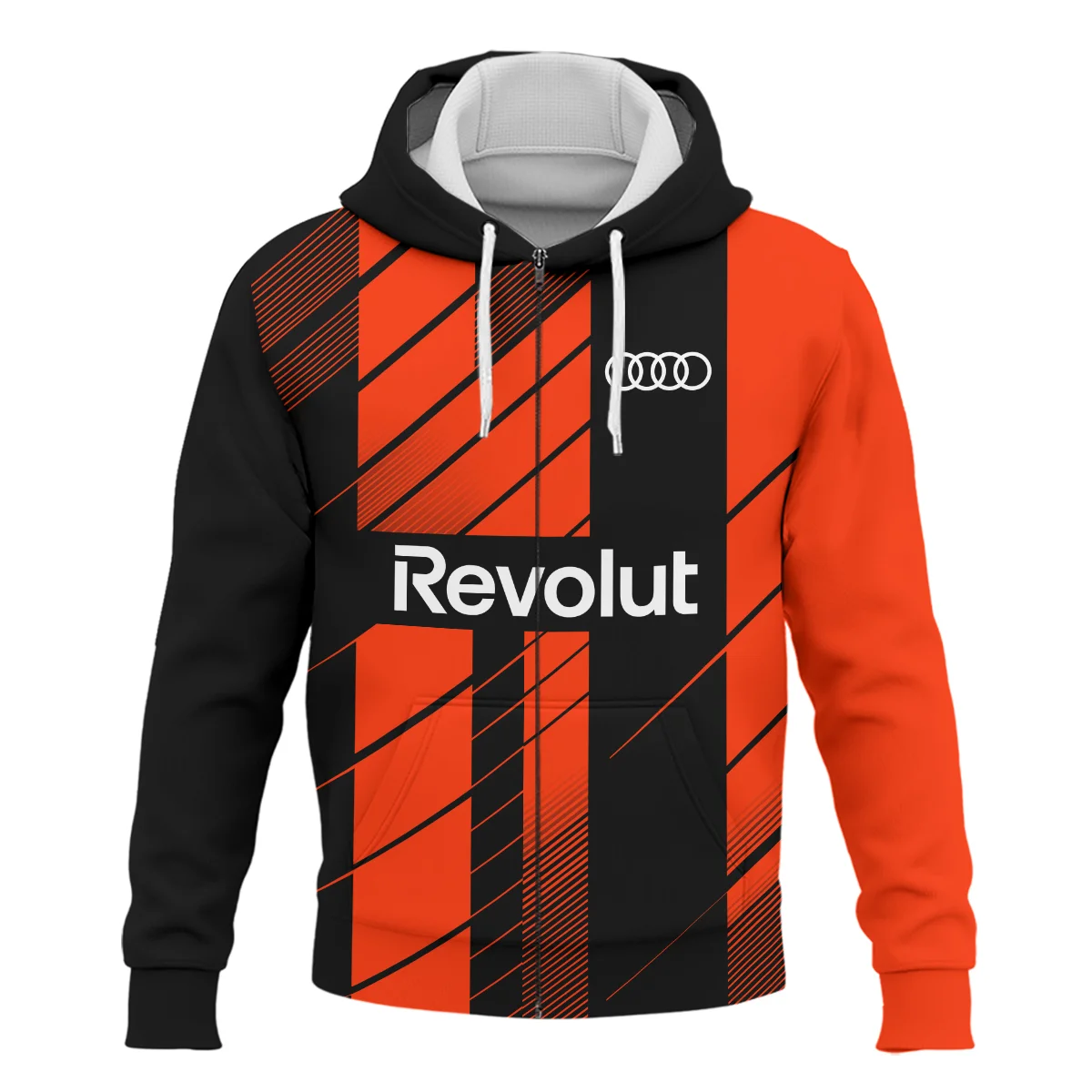 Audi F1 Teamwear Zipper Hoodie BLVA5326A2AUDIZHD - Image 2