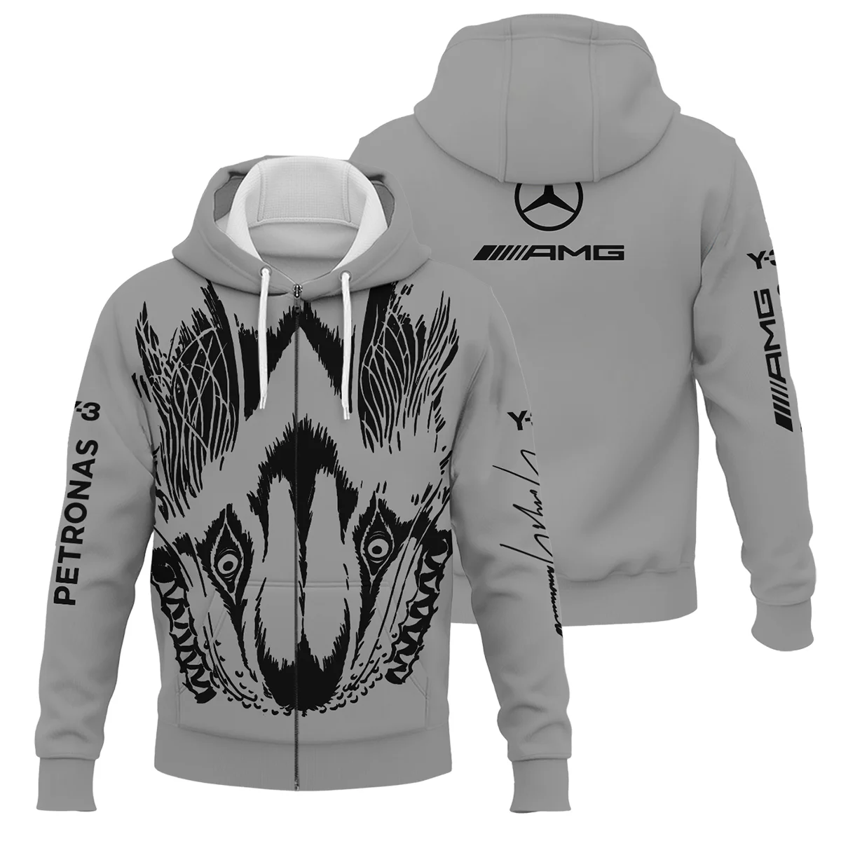 2026 Y-3 x Mercedes F1 - Zipper Hoodie BLMER18326A4ZHD