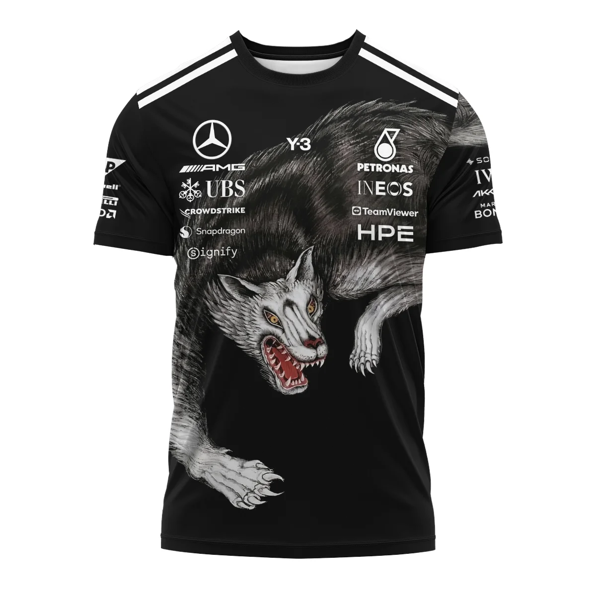 2026 Mercedes x Y-3 Japan GP F1 - T-Shirt BLMER18326A2TS - Image 2