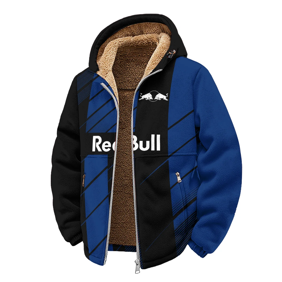 Red Bull Racing F1 Teamwear Winter Fleece Jacket Unisex Motorsport Apparel BLVA5326A2RBRWFJ - Image 2