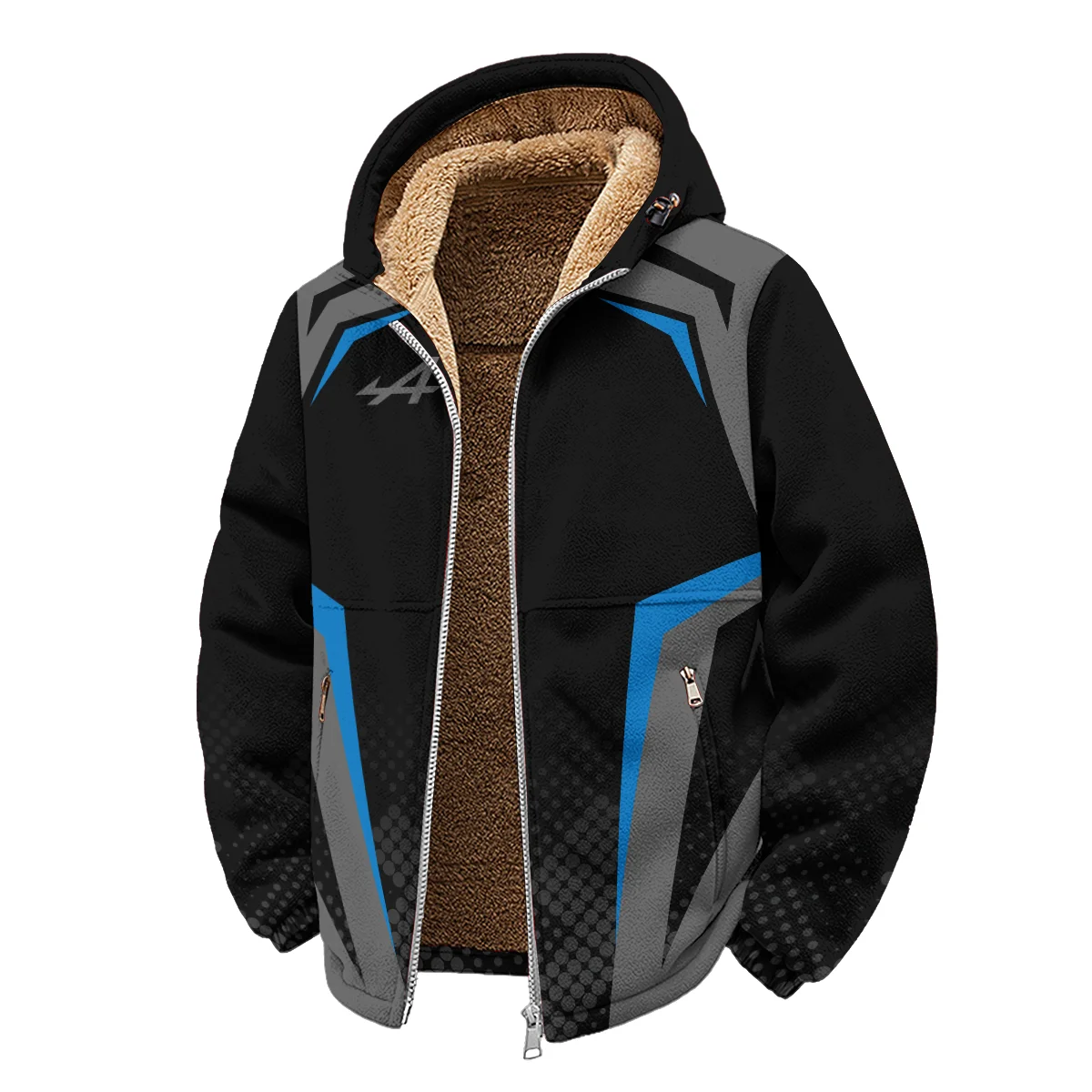 Alpine F1 Teamwear Winter Fleece Jacket BLVA5326A3ALPWFJ - Image 2