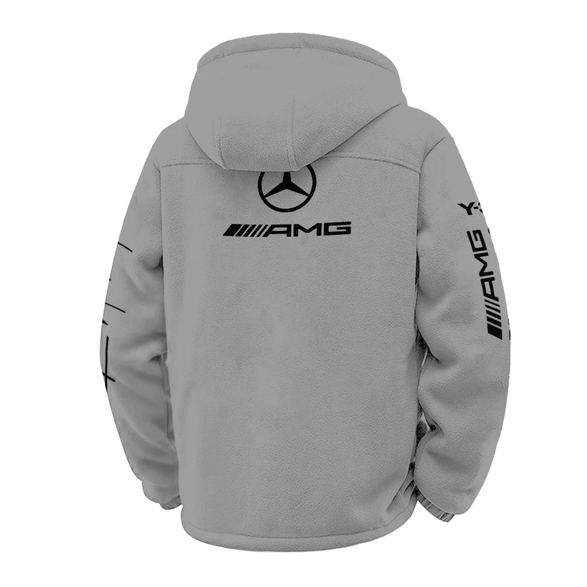 2026 Y-3 x Mercedes F1 - Winter Fleece Jacket BLMER18326A4WFJ - Image 3