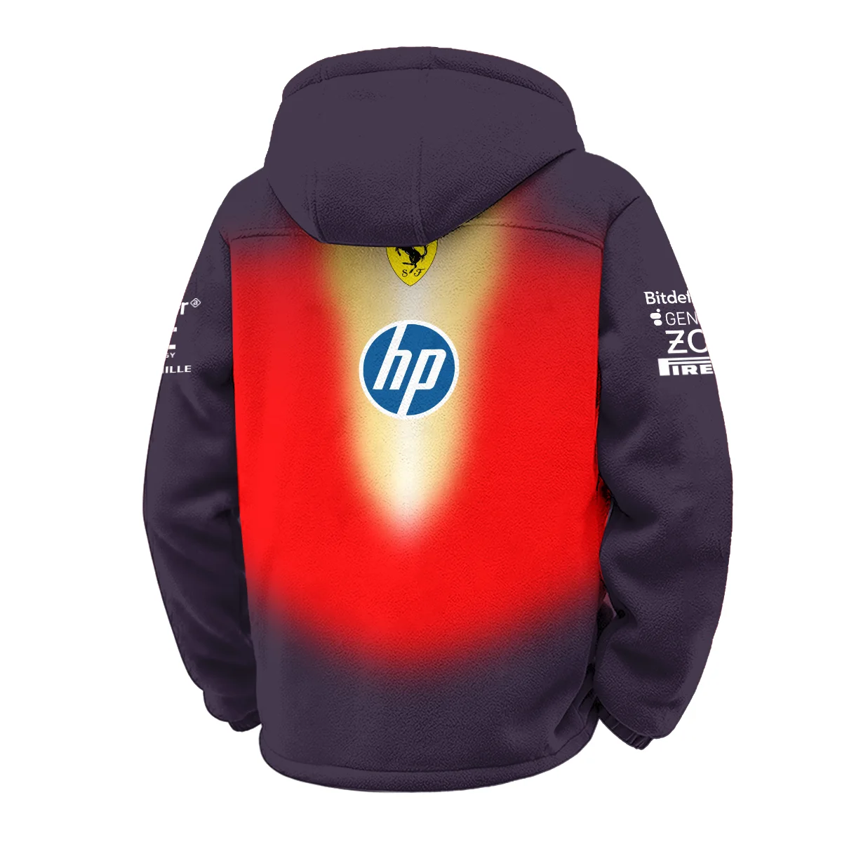 2026 China GP Edition Ferrari F1 Winter Fleece Jacket BLVA12326FRRWFJ - Image 3