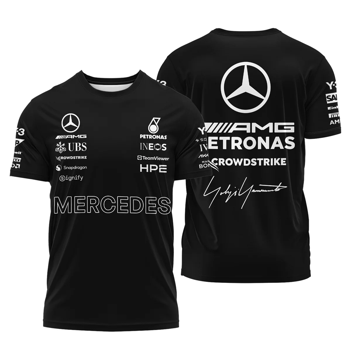 2026 Y-3 x Mercedes F1 Teamwear - T-Shirt BLMER18326A3TS