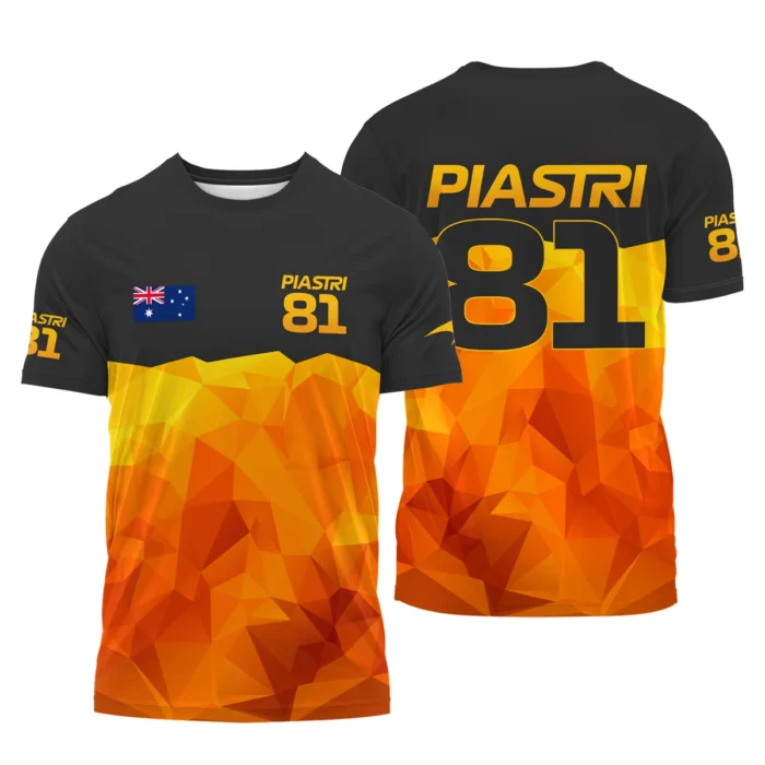Oscar Piastri Fan Gear Limited Edition T-Shirt Unisex Motorsport Apparel BLOP13725A1TS