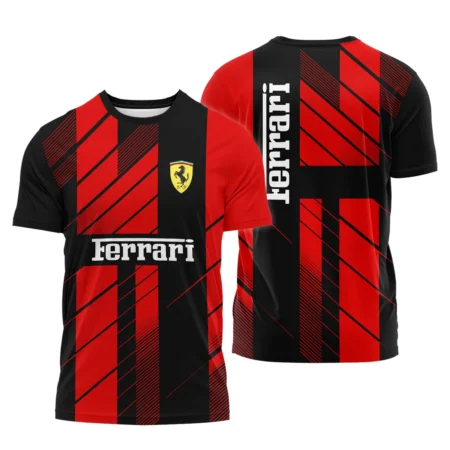 Ferrari F1 Teamwear T-Shirt Unisex Motorsport Apparel BLVA5326A2FRRTS