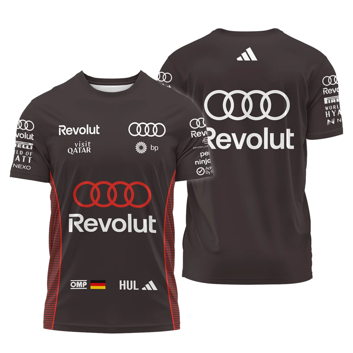 2026 Nico Hulkenberg Audi F1 Teamwear For Fans T-Shirt BLVAAUDI230125A01TS