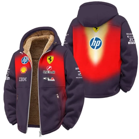 2026 China GP Edition Ferrari F1 Winter Fleece Jacket BLVA12326FRRWFJ